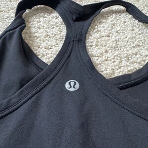 Lululemon black racerback tank top 6